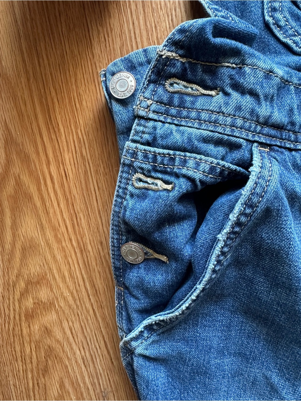 NWT Gap Slouchy Overall in Medium Indigo - Picture 6 of 8